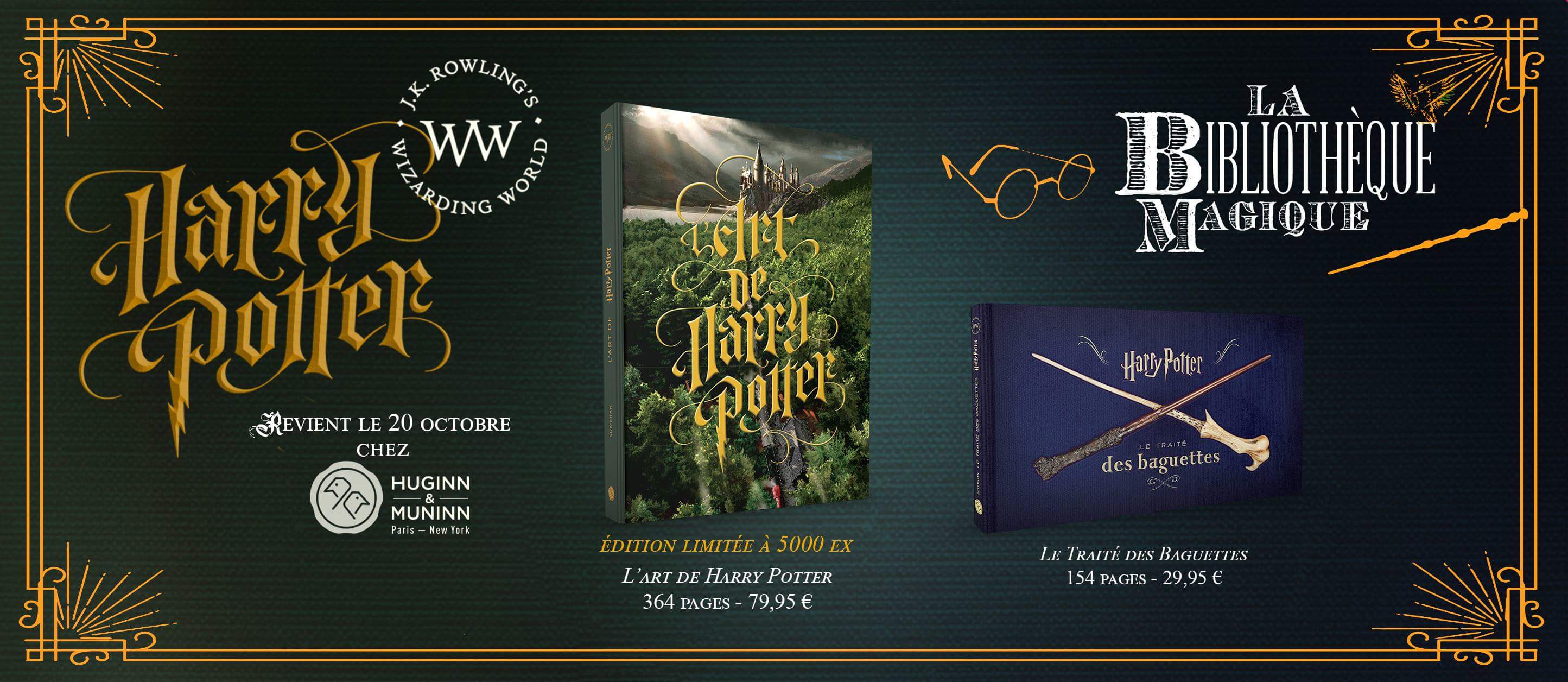 Univers Harry Potter.com - Confirmation de la sortie des livres dérivés Harry  Potter chez Huginn&Muninn ! - Toute l'actualité du Wizarding World !