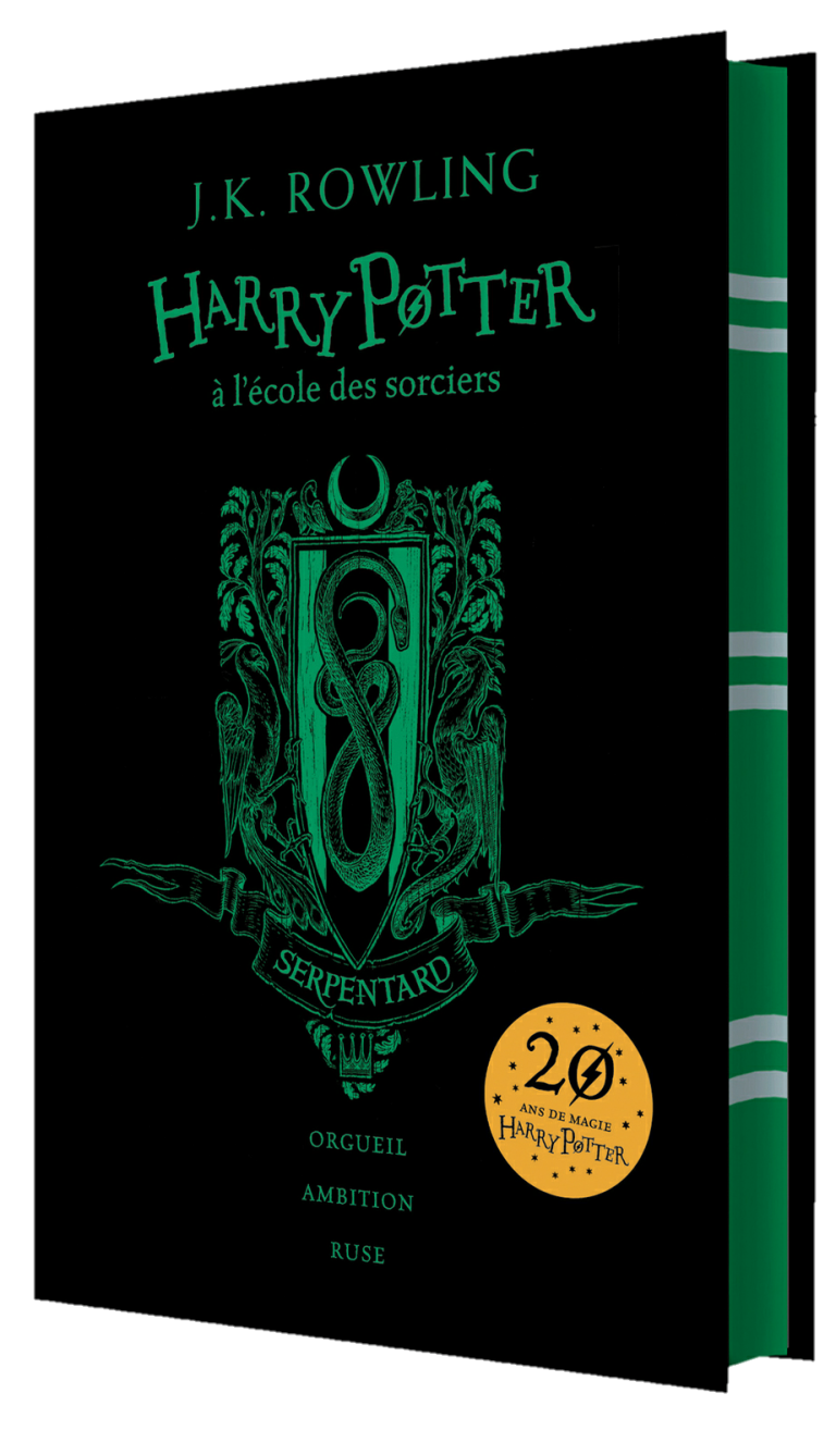 Harry Potter books Slytherin Edition.