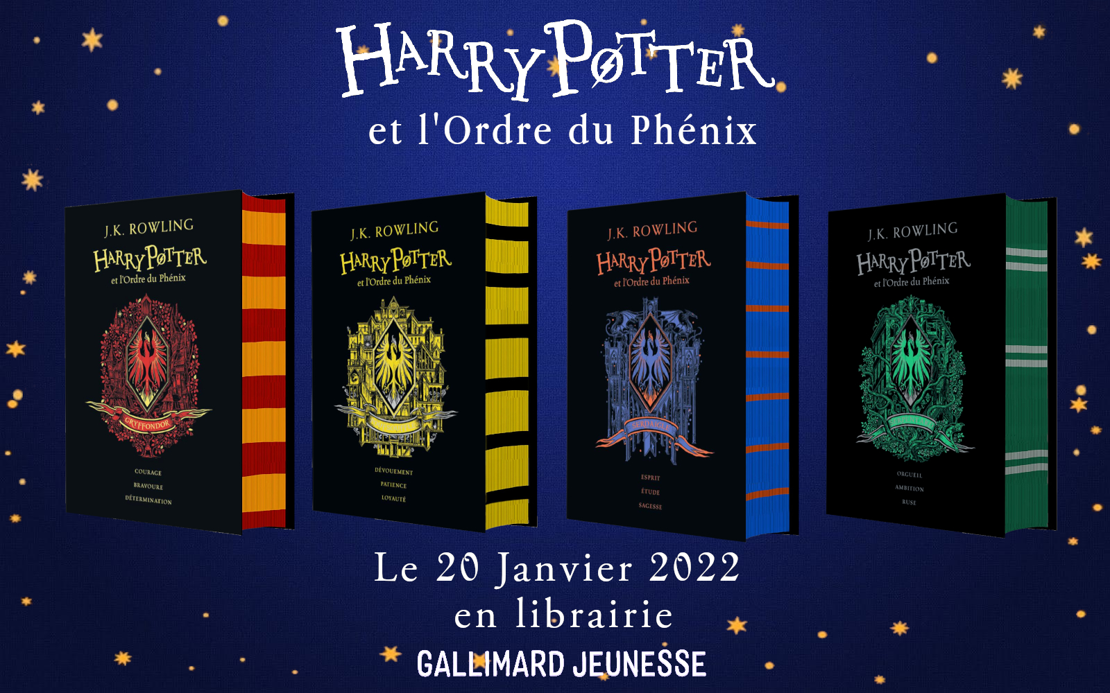 Les sorties littéraires Harry Potter 2020 seront chez Les 4 Maisons