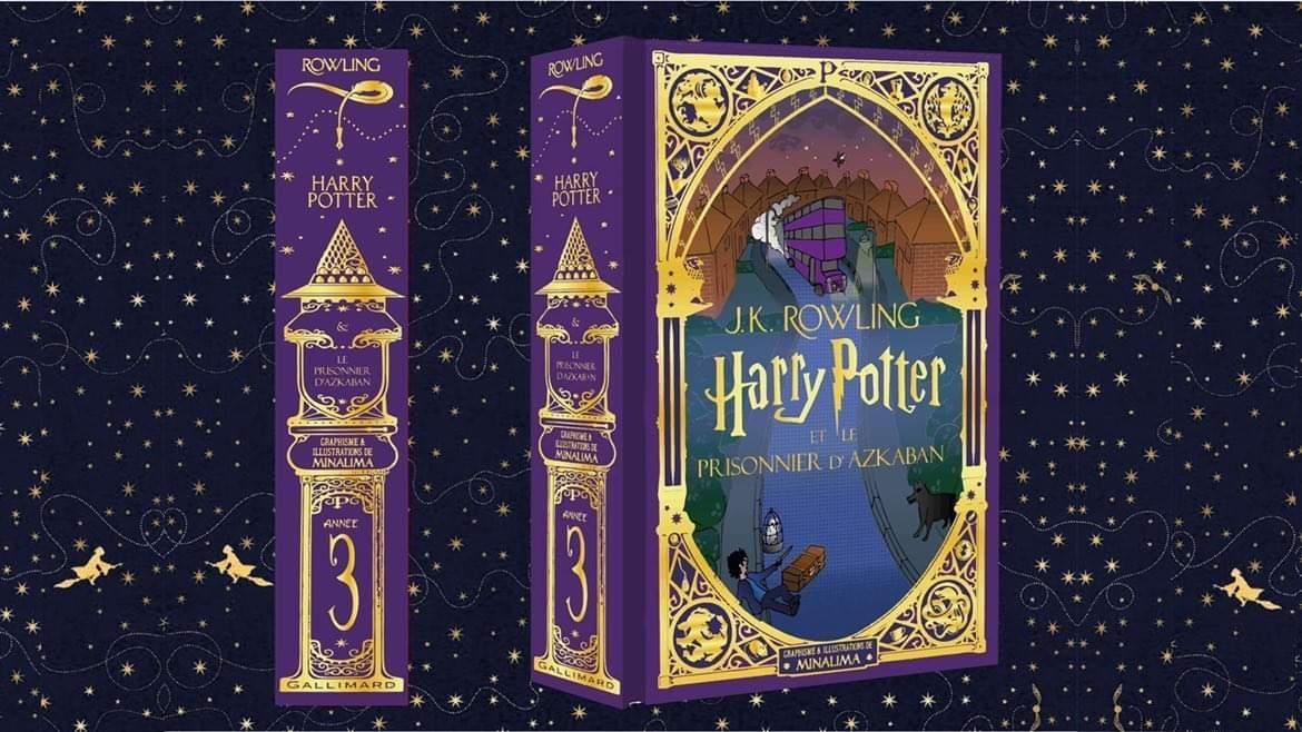 Harry Potter book et le prisonnier d'Azkaban illustrated by MinaLima  (FRENCH) - Boutique Harry Potter